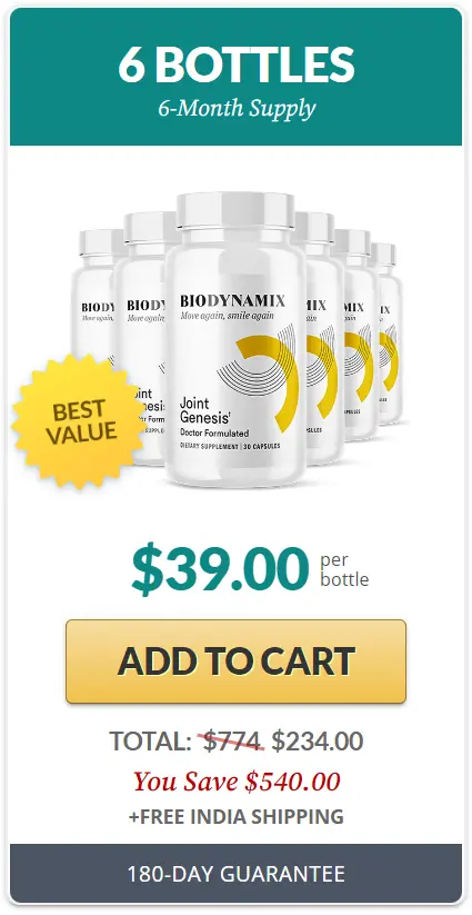 Joint Genesis supplement 6 Bottles